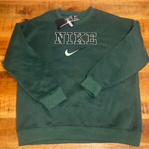 Vintage Nike Sweatshirt Mens XL Pullover Spell Out Center Swoosh 90s Skate Y2K